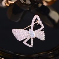 butterfly small brooch shirt anti glare womens cardigan sweater pin button corsage collar button accessories fashion