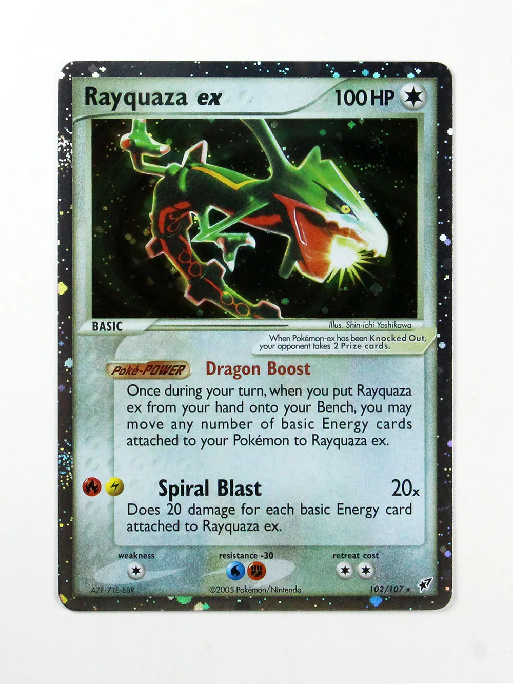 Фото PKM Proxy EX Delta Species(DS) EX Deoxys(DX) Rayquaza/Latias/Latios FOIL Голографические редкие карты, коллекция PTCG, подарки, игрушки №4
