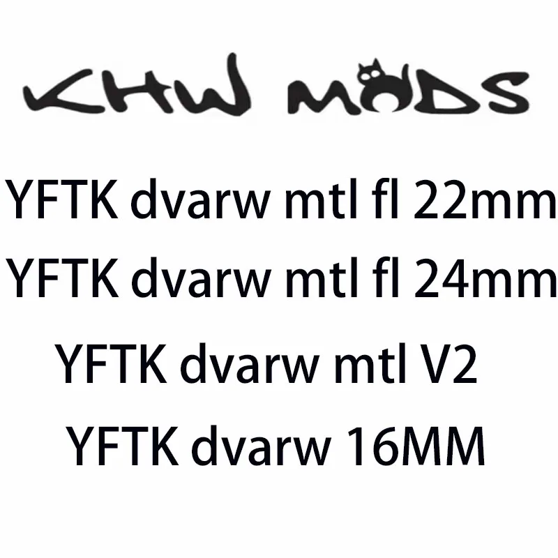 

YFTK dvarw mtl fl dl 16MM 22mm 24mm v2 with 11pcs AFC insert Dead Rabbit v3 wasp taifun gtr gt5 Tripod 2 tank furniture fitting