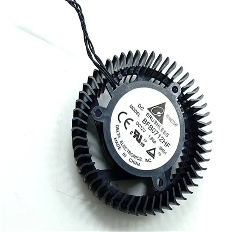 Четырехпроводной турбинный вентилятор GTX460 480 580 GTX680 670 BFB0712HF 12V 1.8A, вентилятор графической карты