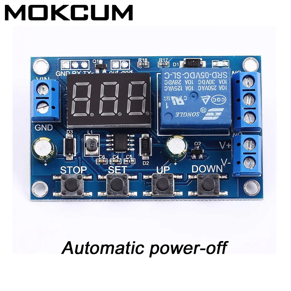 

DC 12V 24V 48V XY-DJ Battery Charger Discharge Module Timer Auto Cut Off Disconnect Undervoltage Overvoltage Protection Board