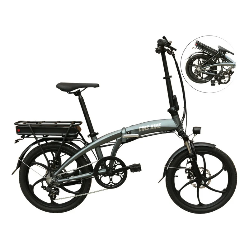 Купи Folding Electric Bicycle 48 V Ultralight 20 Inches Of Lithium Battery Electric Vehicle Power Storage Battery Electric Bicycle за 68,051 рублей в магазине AliExpress
