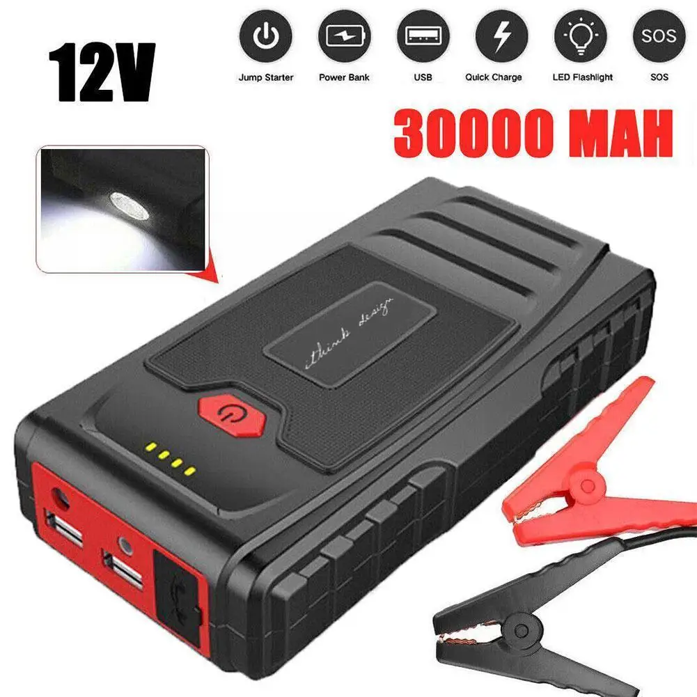

Portable Car Jump Starter Power Bank Car Booster Charger Starting Device 12V Car Emergency Booster Petrol Q6I9