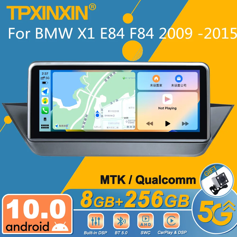 

Автомобильный радиоприемник Qualcomm/MTK для BMW X1 E84 F84 2009 -2015 Android, 2Din стереоприемник, Авторадио, мультимедийный плеер с GPS Навигатором, головное ус...
