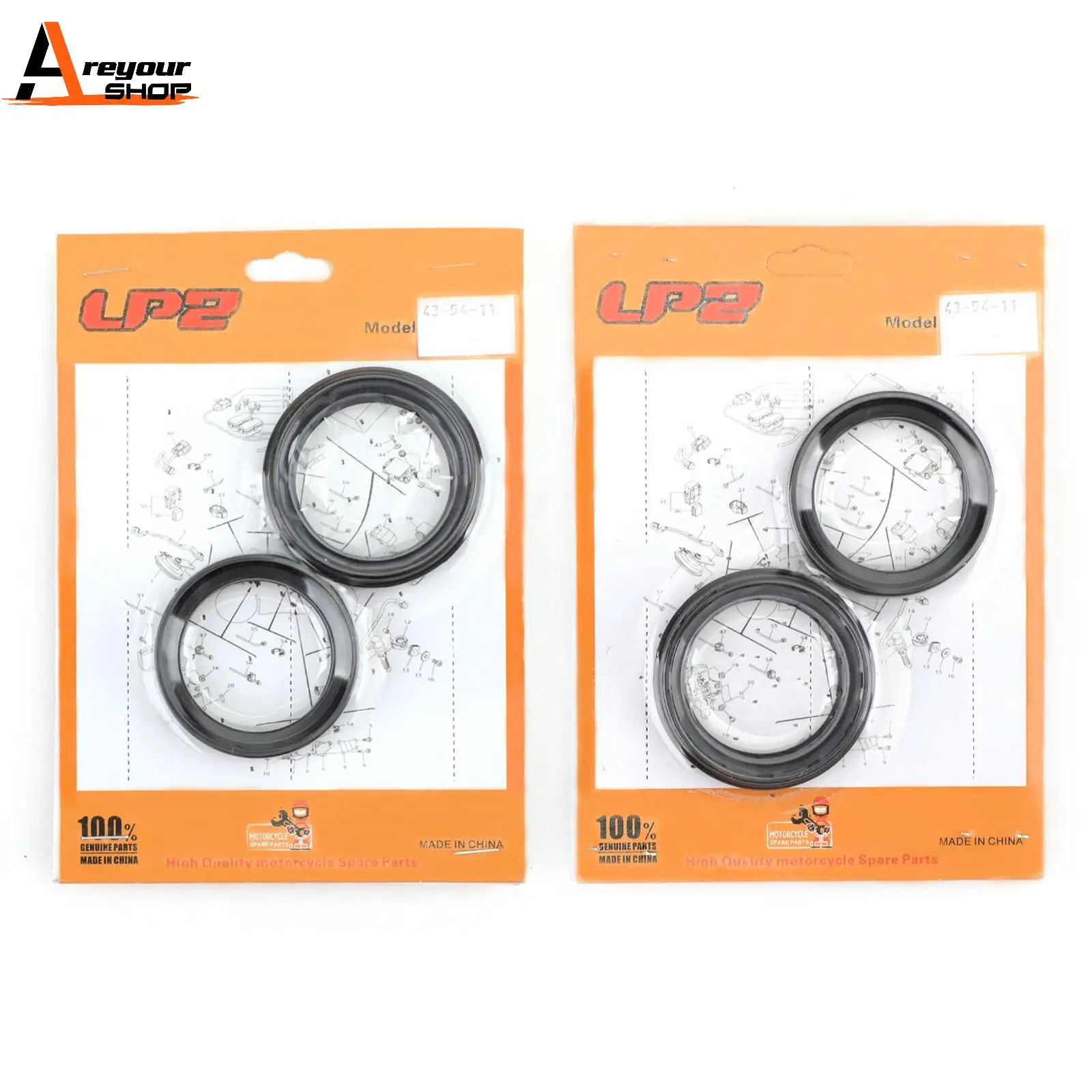 

Areyourshop для Yamaha XV1600 XV1700 ROAD STAR XVZ1300 ROYAL STAR 1996-2014, передняя вилка, сальник, пылезащитный колпачок, Ремонтный комплект для восстановления