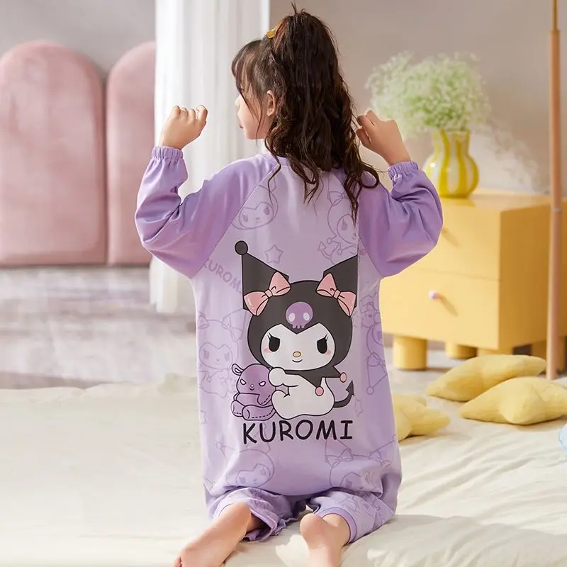Пижама Hello Kitty Cinnamoroll Kuromi My melody для детей и родителей хлопковый комбинезон с