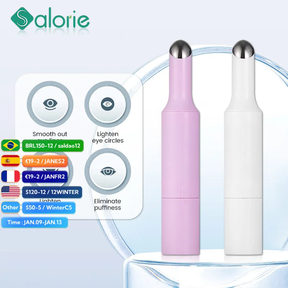 

Массажер для глаз Вибрационный массаж глаз палочка для лица Электрический роликовый массажер для лица массажный инструмент волшебная пало...