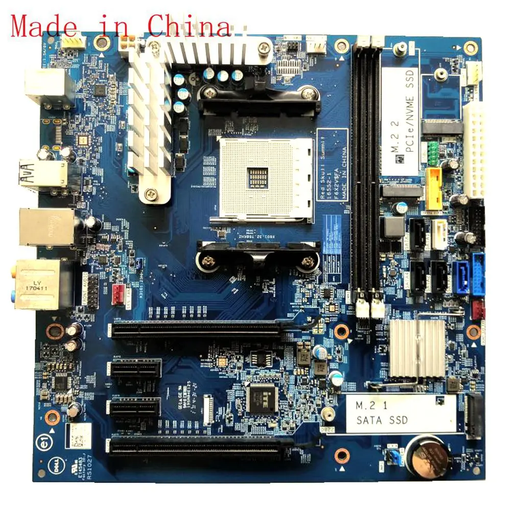 

DELL Inspiron MAX 5675 Desktop Board CN-0477DV AM4 X370 DDR4 16552-1 F6X2V$FA Motherboard 100% Test OK Send