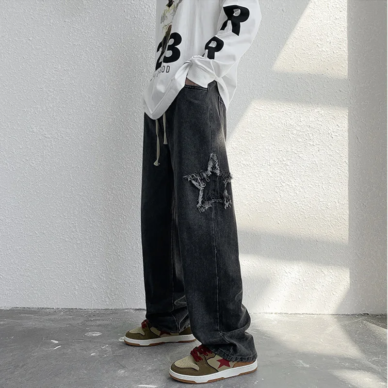 CHICVOY Harajuku Grunge Vintage High Waisted Cargo Pants Y2K Mens Jeans Pockets WoMEN Streetwear Unisex Retro Trousers