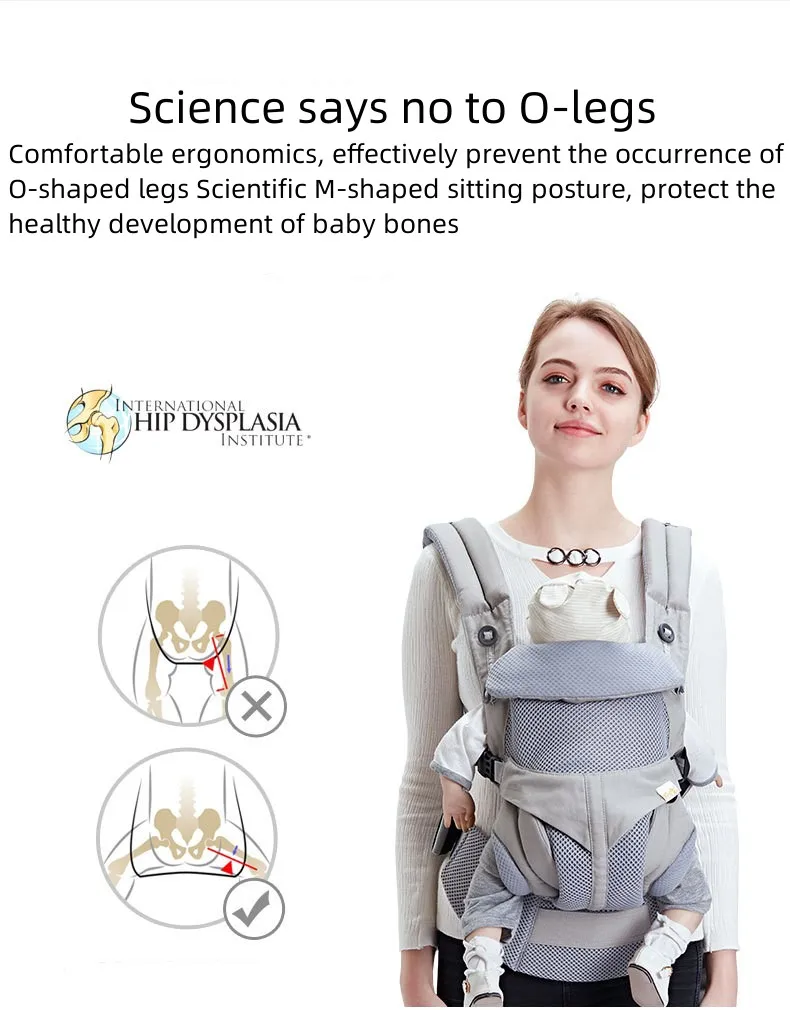 Переноска для новорожденных слинг спереди и сзади двойного назначения удержания