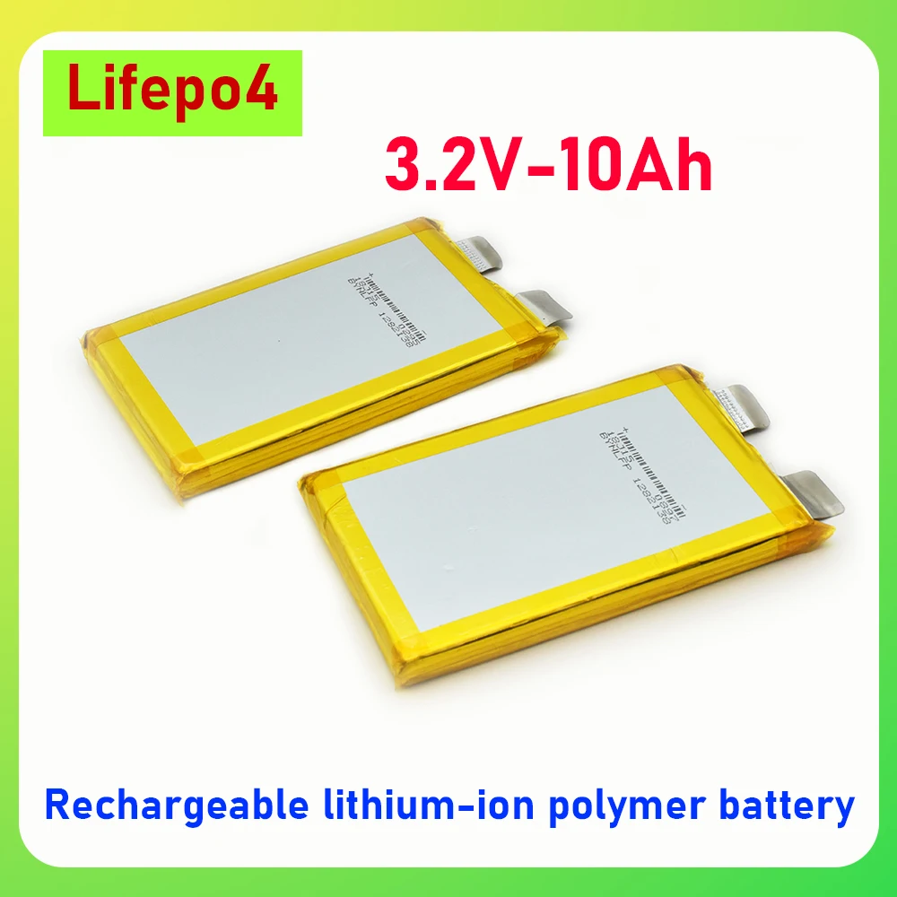 

High Quality 3.2V Lifepo4 10Ah Rechargeable LiFePO4 Polymer Battery for 24V 12V 36V Electric Bike DVD GPS Replacement Battery