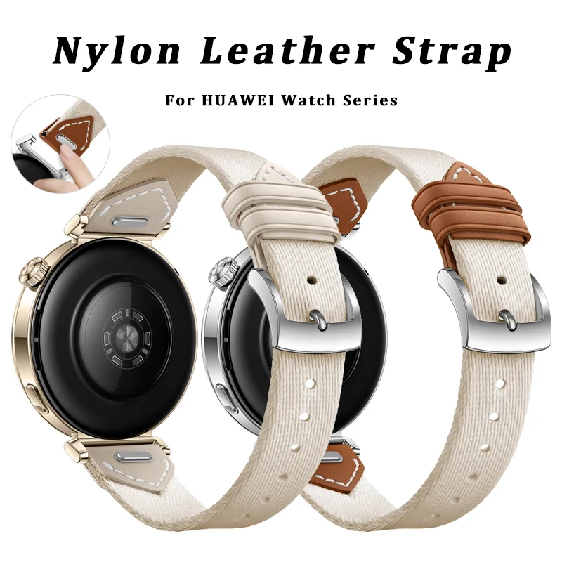Композитный тканый нейлоновый ремешок для Huawei новый часов GT5 Pro GT4 седло
