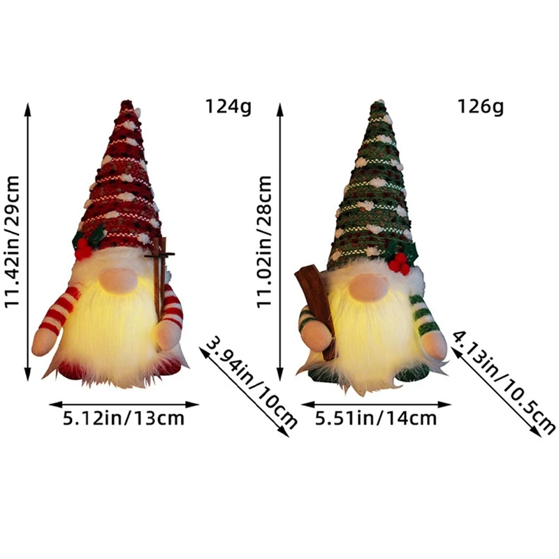 Рождественская Кукла сани эльф лыжи Гном с искусственной рукояткой