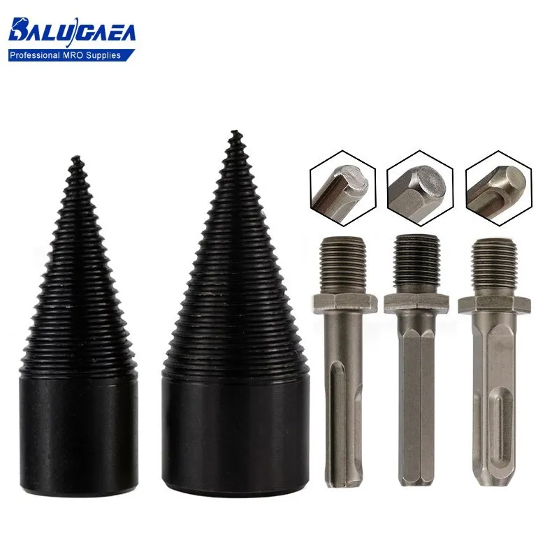 

Firewood Chop Wood Drill Bit Splitting Tool Splitting Cone Log Splitters Wood Breaking machine Wood breaker Firewood chopper