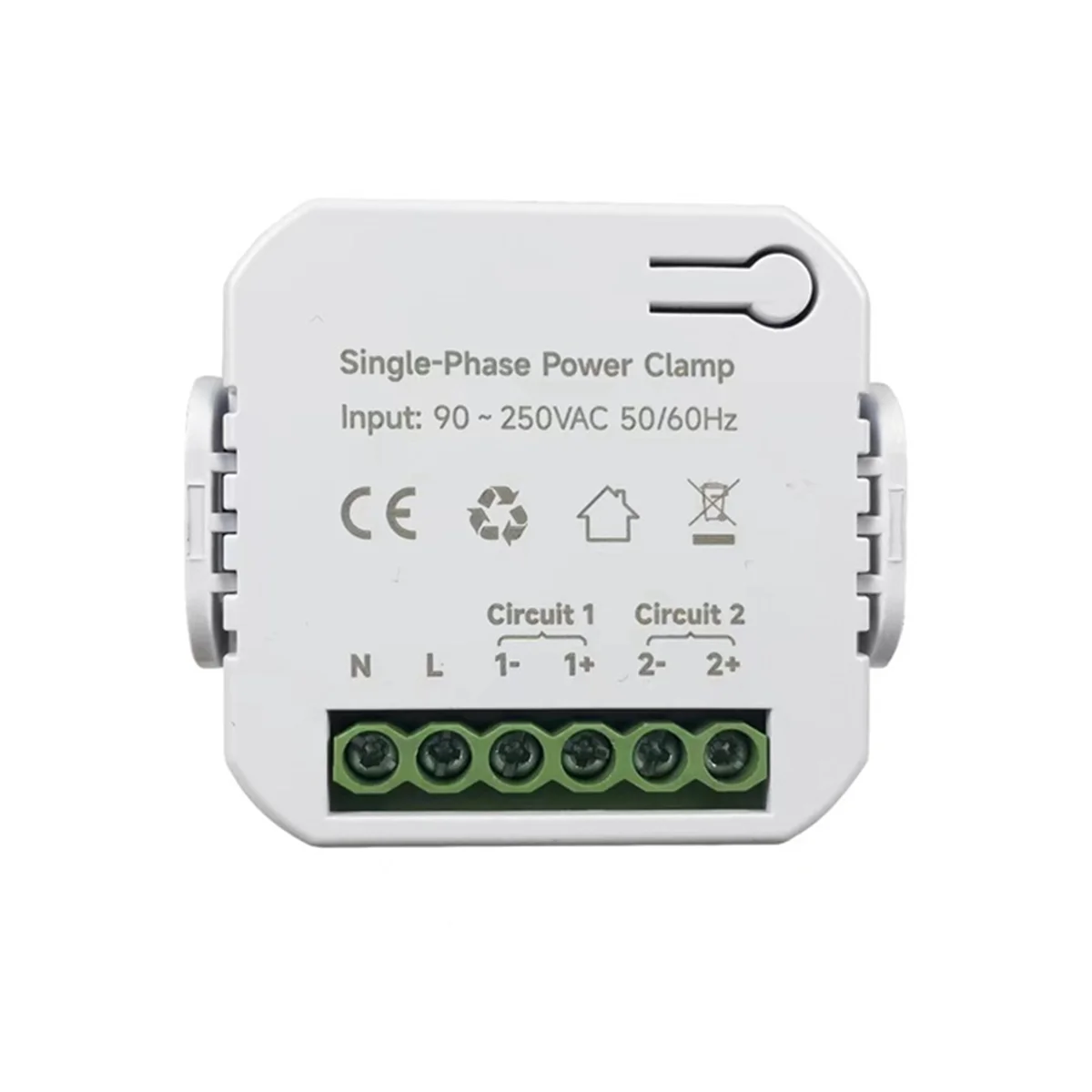 

Tuya App Smart Two-Way Bilateral WiFi Energy Meter AC110V 220V with Clamp CT KWh Power Electricity Consumption (B)