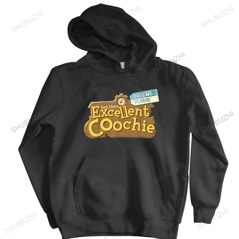 

shubuzhi Style Yeah I Have Excellent Coochie zipper Couple Hip Hop hoodies Streetwears Unsiex Outwear Cotton Streetwear