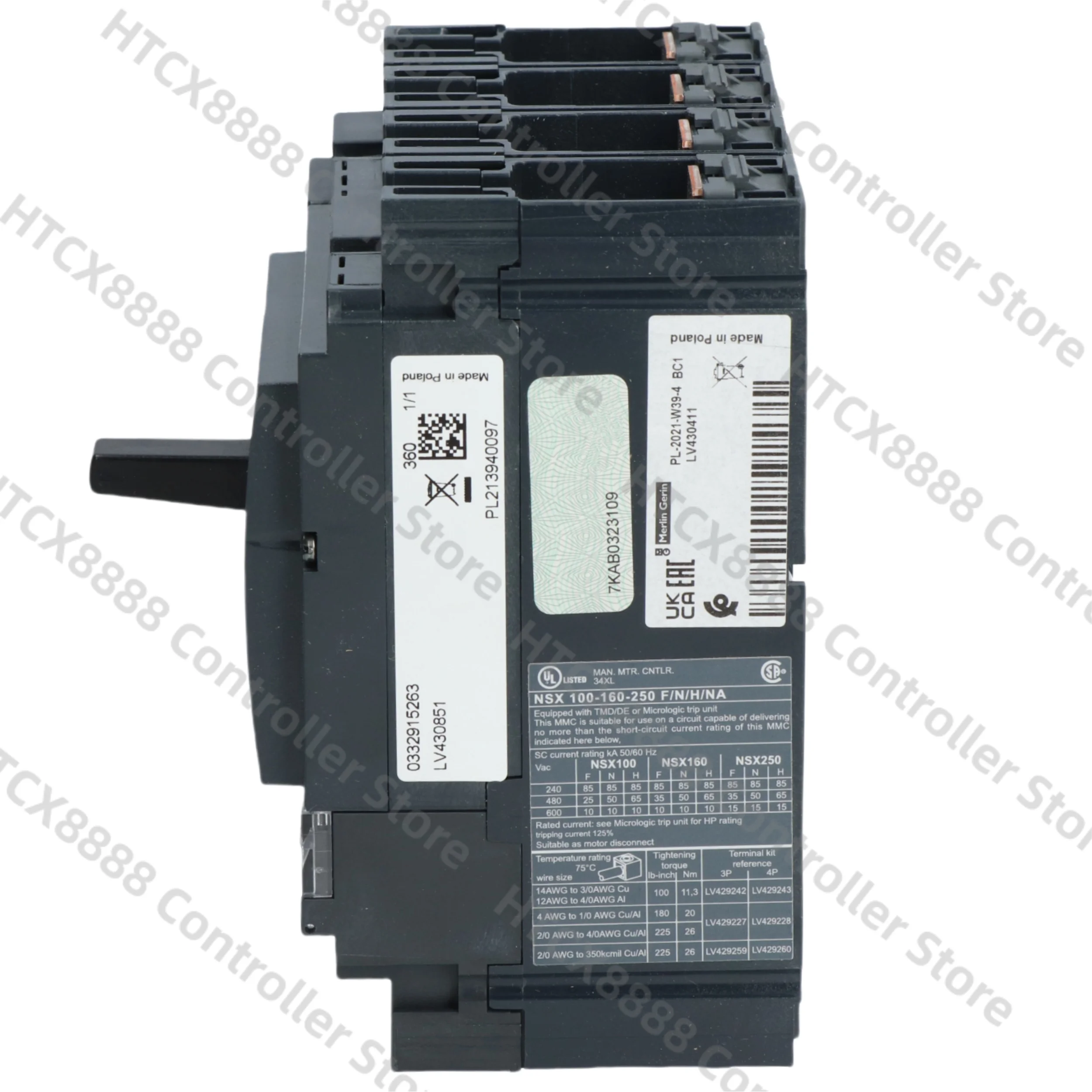 Микросхема NSX160N 4P 125A TM125D LV430851