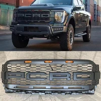 4x4 Car ABS Grill Mesh For Ford F150 2021 Raptor Grills Pickup Racing Grille Front Grill Bumper Grilles Cover Truck Parts