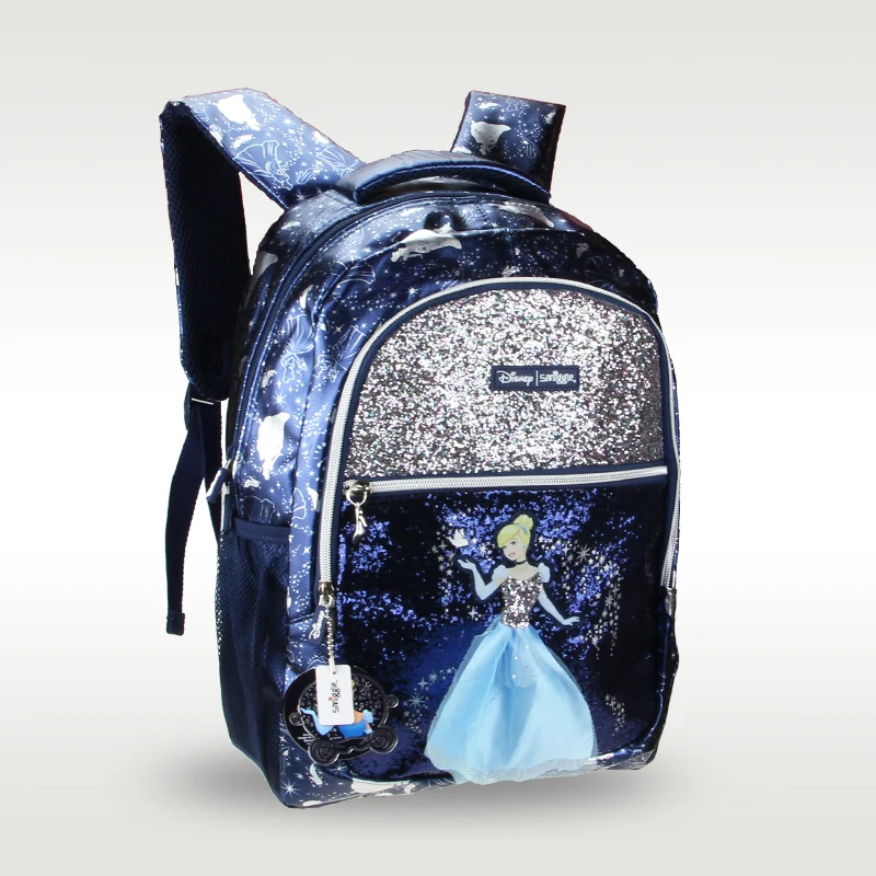 Australian Original Smiggle Children's Schoolbag Princess Korean Version Kids Cartoon PU Waterproof Backpack Girl 16L 7-12 Year