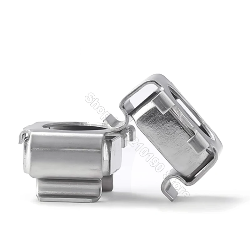 1-5 шт. M4 M5 M6 M8 M10 Квартет из нержавеющей стали 304 плавающая гайка кассета эластичный