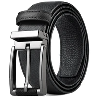 casual trend wild jeans accessories leather belt fashion mens luxury top layer cowhide pin buckle pants belt genuine leather