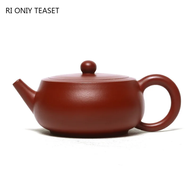 

200ml Raw Ore Dahongpao Beauty Teapot Yixing Purple Clay Tea Pot Handmade Ball Hole Filter Tea Maker Chinese Zisha Tea Sets