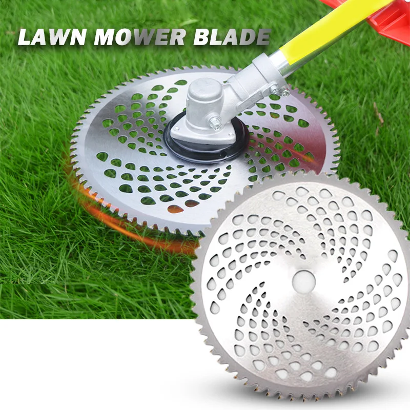 

255mm 40T/60T/80T Brush Cutter Blade Lawn Mower Cutter Replacement Circular Saw Blade For Cutting Grass Garden Welding Tool
