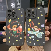 art little prince silicone phone case for iphone 12 11 13 pro max xs xr x 7 8 plus se 2020 soft shockproof cover coque funda bag
