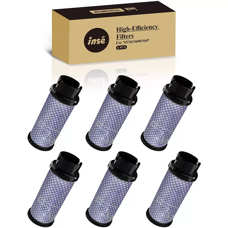 

Filter Package for Cordless Vacuum Cleaner INSE N5 S6 S6P S600 2pcs or 6pcs
