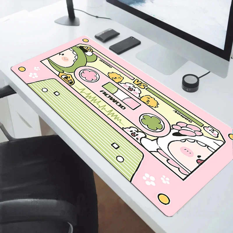 

Игровой коврик для мыши, винтажная игровая кассета, музыкальная лента, аксессуары для ПК, Настольный коврик, нескользящий коврик, коврик для мыши, коврики для клавиатуры, кабинета
