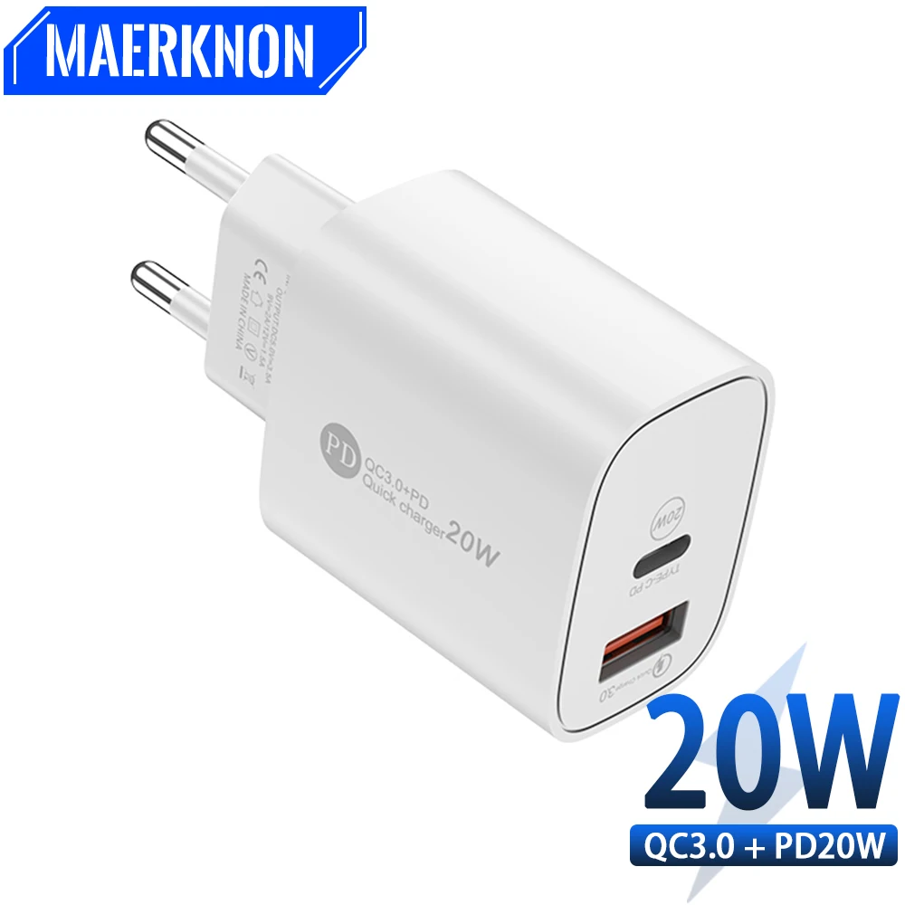 

Реальная Быстрая зарядка USB C зарядное устройство PD Type C настенный адаптер для IPhone 14 Xiaomi 13 Samsung Macbook Быстрая зарядка 3.0 мобильный телефон