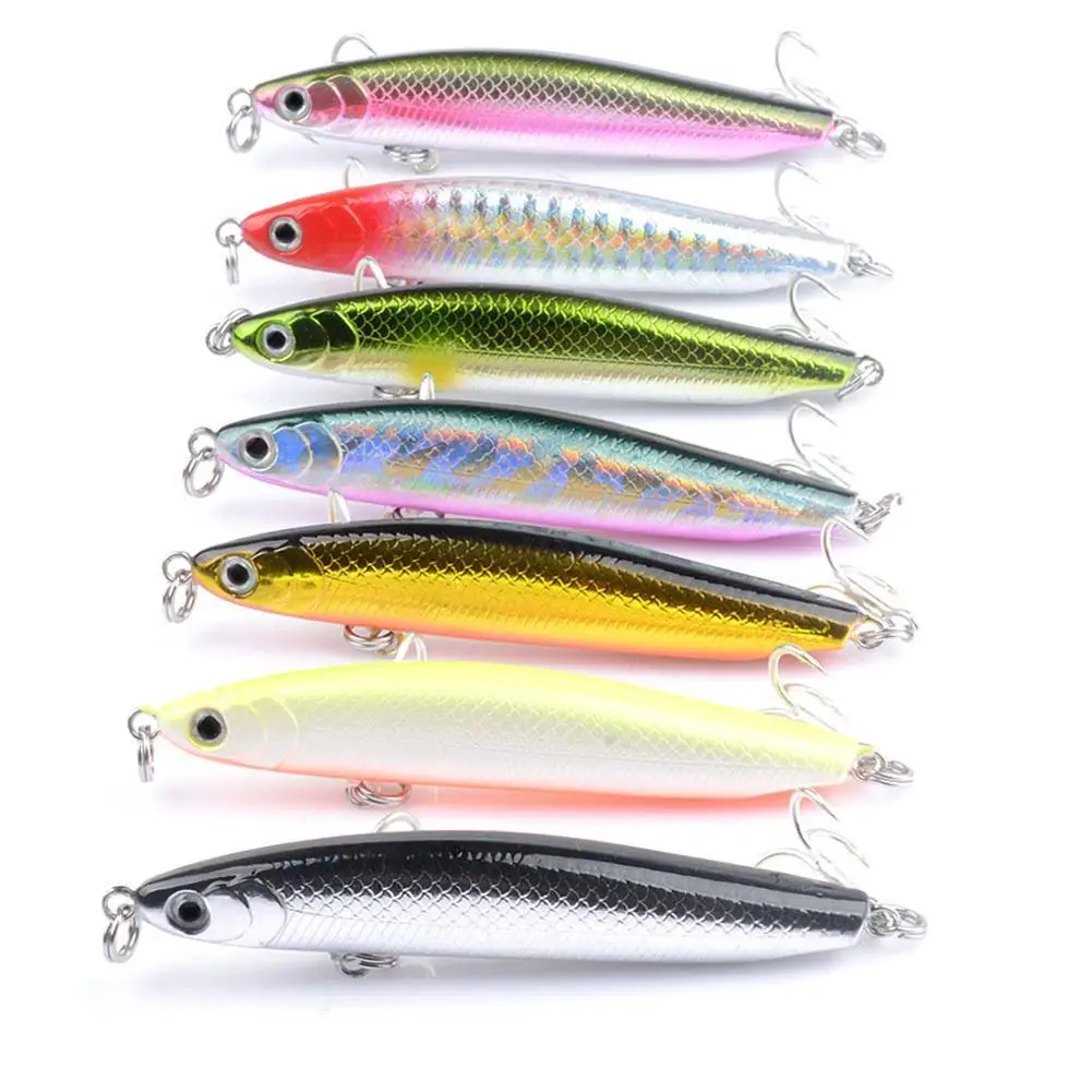 

[ READY STOCK ] 18g 14g Fishing Lure Trembling Sinking Long Casting Pencil Bait Noise Fake Bait Artificial Fishing Accessories