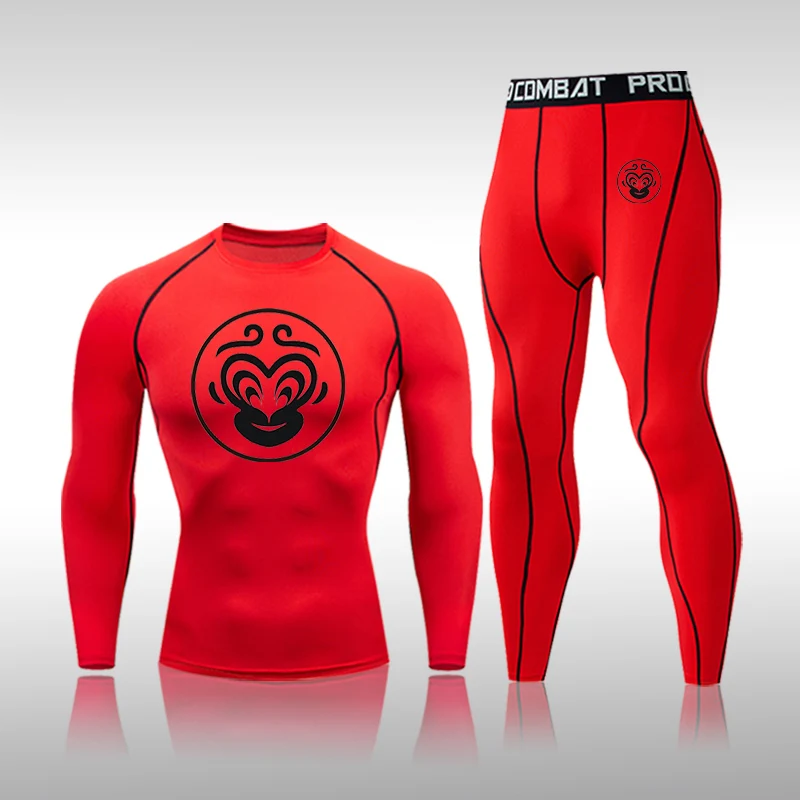 

Men Clothing Sportswear Gym Fitness Compression Suits Running Set Sport Outdoor Jogging Quick Dry Tight Tights Track Suit Rashga