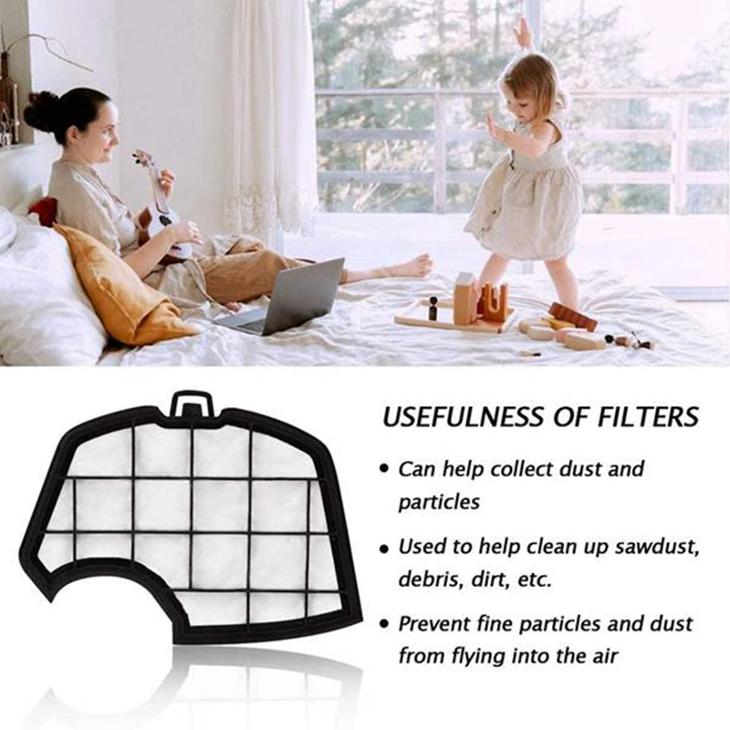 Сменный фильтр двигателя для пылесоса Vorwerk Kobold VK140 VK150 8 шт.