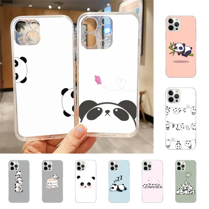 

Creative Bear Panda Animal Phone Case For Iphone 7 8 Plus X Xr Xs 11 12 13 Se2020 Mini Mobile Iphones 14 Pro Max Case