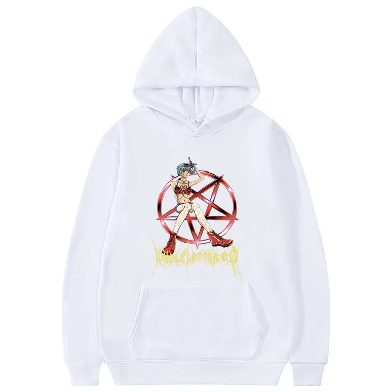 Толстовка Playboi Carti WLR с рисунком красного аниме новые модные мужские толстовки