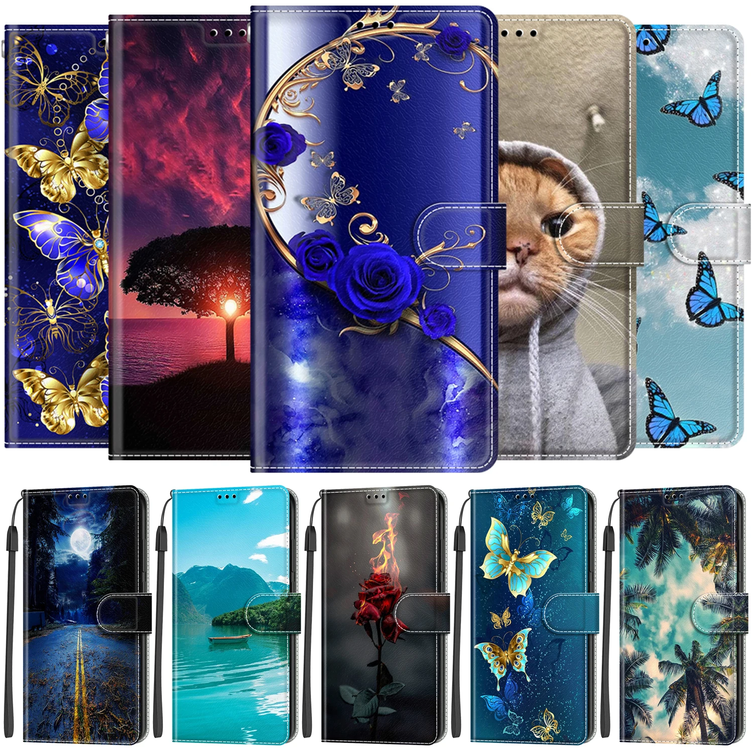 

Phone Case For Samsung A40 A41 A42 A50 A50s M42 Case Leather Book Cover For Samsung Galaxy A20 A30 A30s A31A32 A33 A34 5G Fundas