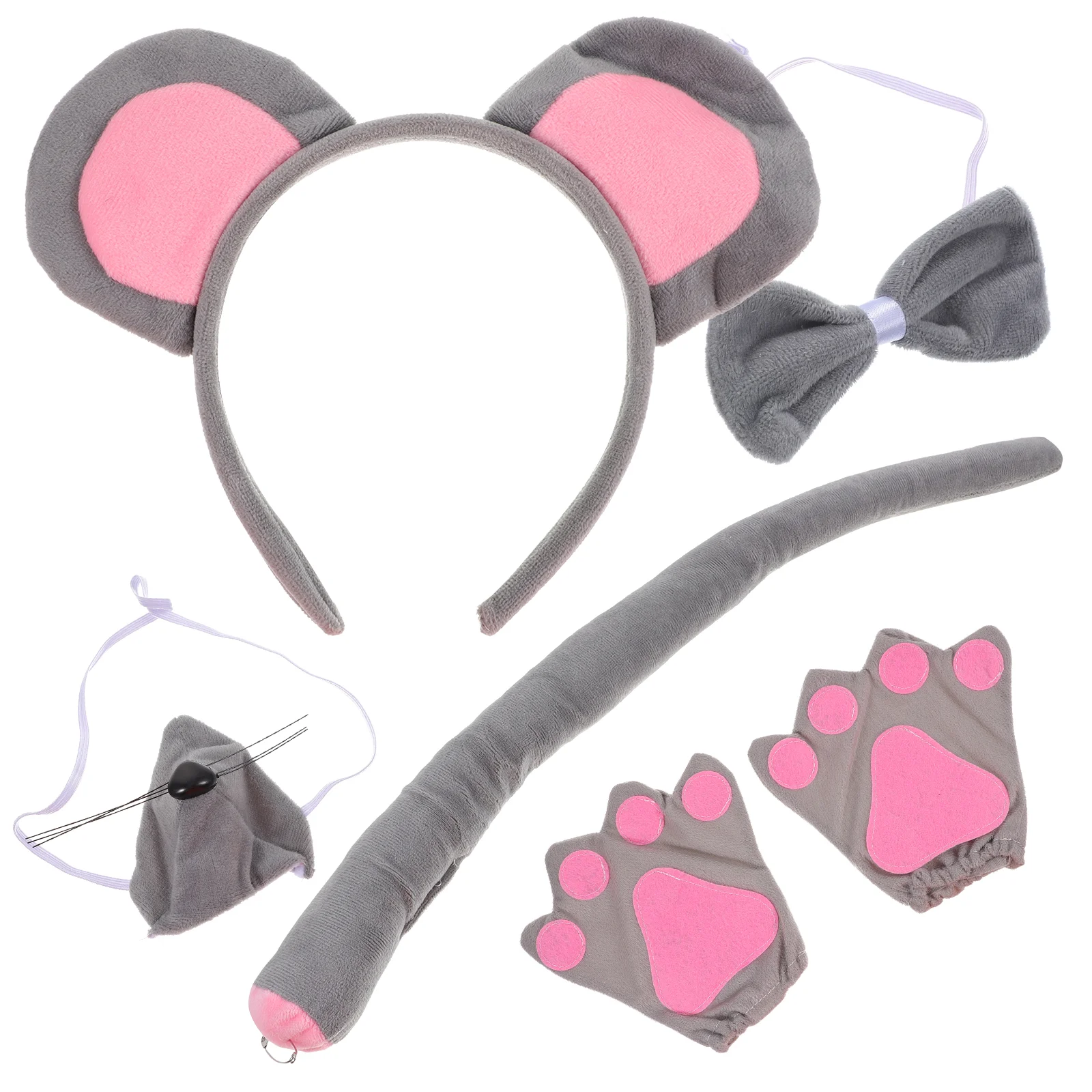 

Dress Up Costumes For Kids Tiaras Ear Rat Ears Headband Cloth Mouse Headbands Girls Child