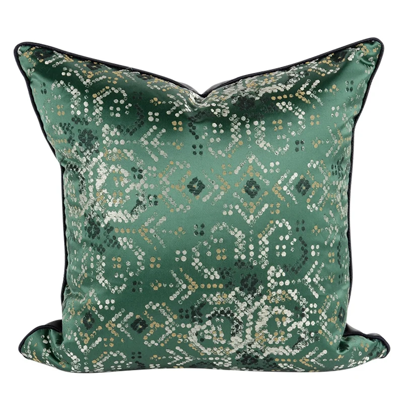 

Домашний декор, искусство, искусство, декоративная подушка, чехол, роскошный Изумрудный цвет, винтажный геометрический жаккардовый диван, стул