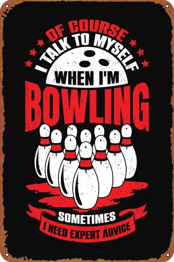 Дизайн игры для боулинга спортивные постеры винтажная жестяная вывеска