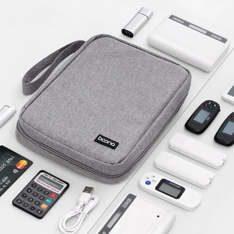 

Large Capacity USB Storage Bags U Disk U Shield Sort Waterproof Organize Pouch Portable Data Cable Headphones Protective Sleeve