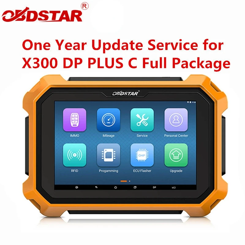 

Renewal One Year Update Service for OBDSTAR X300 DP (PLUS)/KEY MASTER DP (PLUS) Package A/B/C