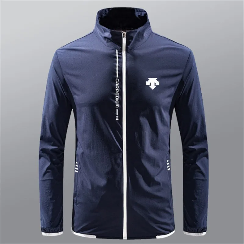 

Golf clothing men's spring and summer jacket men's casual hooded trench jacket men's coat zip baseball jacket
