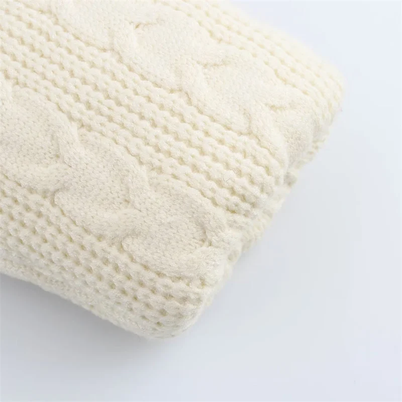 Осенняя женская вязаная хлопковая куртка 2024 новая модная верхняя одежда с