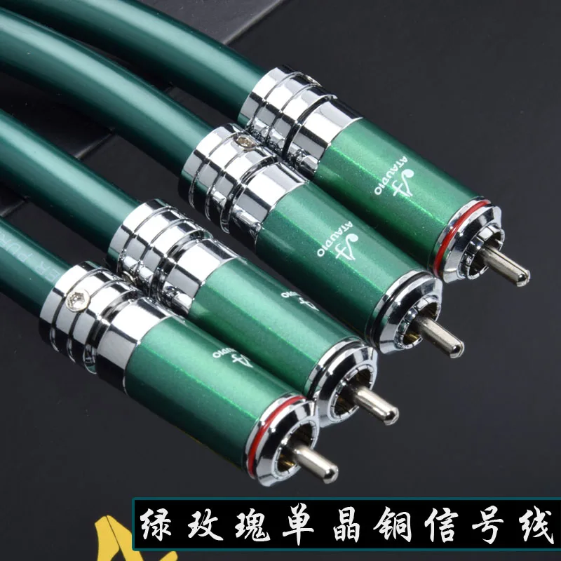 

Free Shipping 2020 Hot Sale Hifi Rca Cable High Quality 7n Occ Dual Rca Male To Dual Rca Male Audio Cable