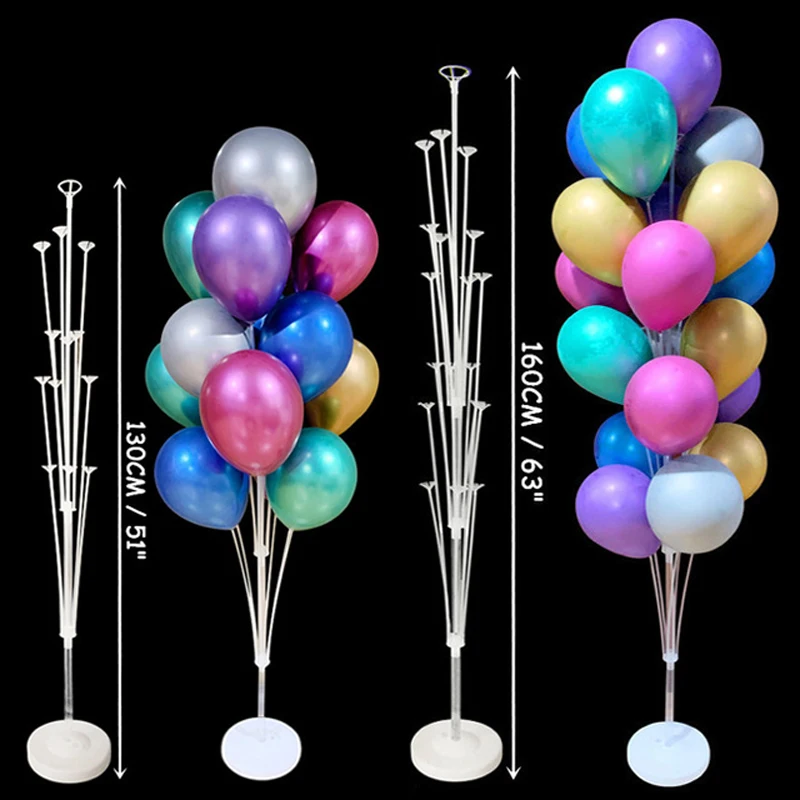 

1/2Set Balloon Column Stand for Baby Shower Birthday Wedding Party Decorations Eid Baloon Pump Arch Glue Dot Ballons Accessories