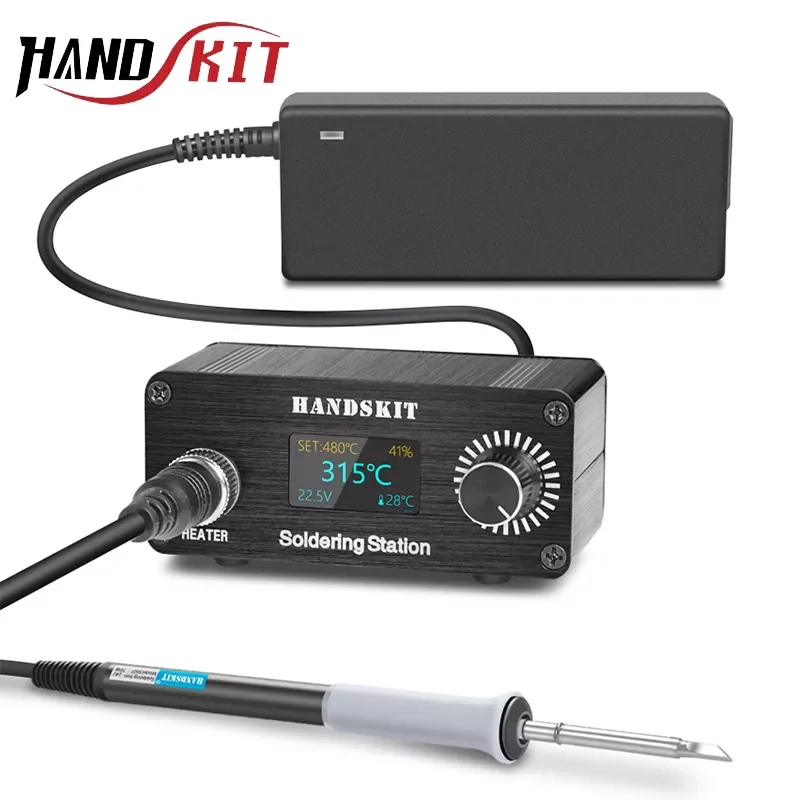 

Паяльная станция T12 с OLED-экраном, цифровая температура, стандартное паяльное оборудование, портативный набор инструментов для ремонта дома...