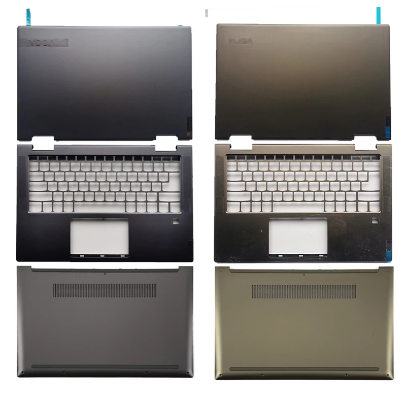 

New upper rear case for lenovo 14c yoga 7-14itl5 2021 portable LCD rear cover/front frame/handrest/grey bottom case