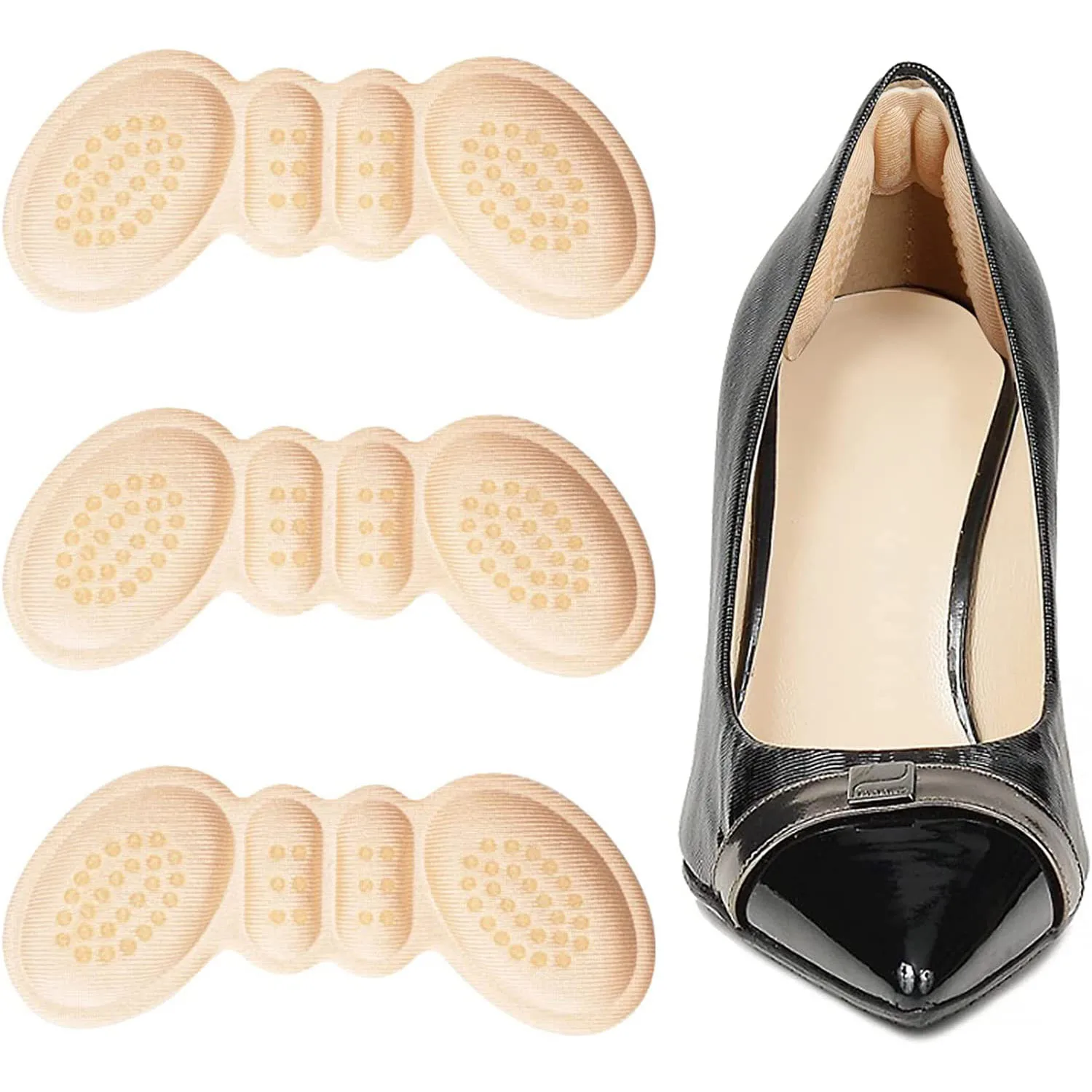 

Heel Cushion snugs Inserts Shoe Pads for Loose Shoes Too Big Inserts Grips Liners Heel Blister Protectors for Women Men