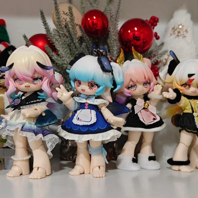 Новая Kukaka Insect Cafe Serie Blind Box Toy Ob11 1/12 Bjd Action Doll Caixa Surpresa Фигурка Милая модель Подарок на